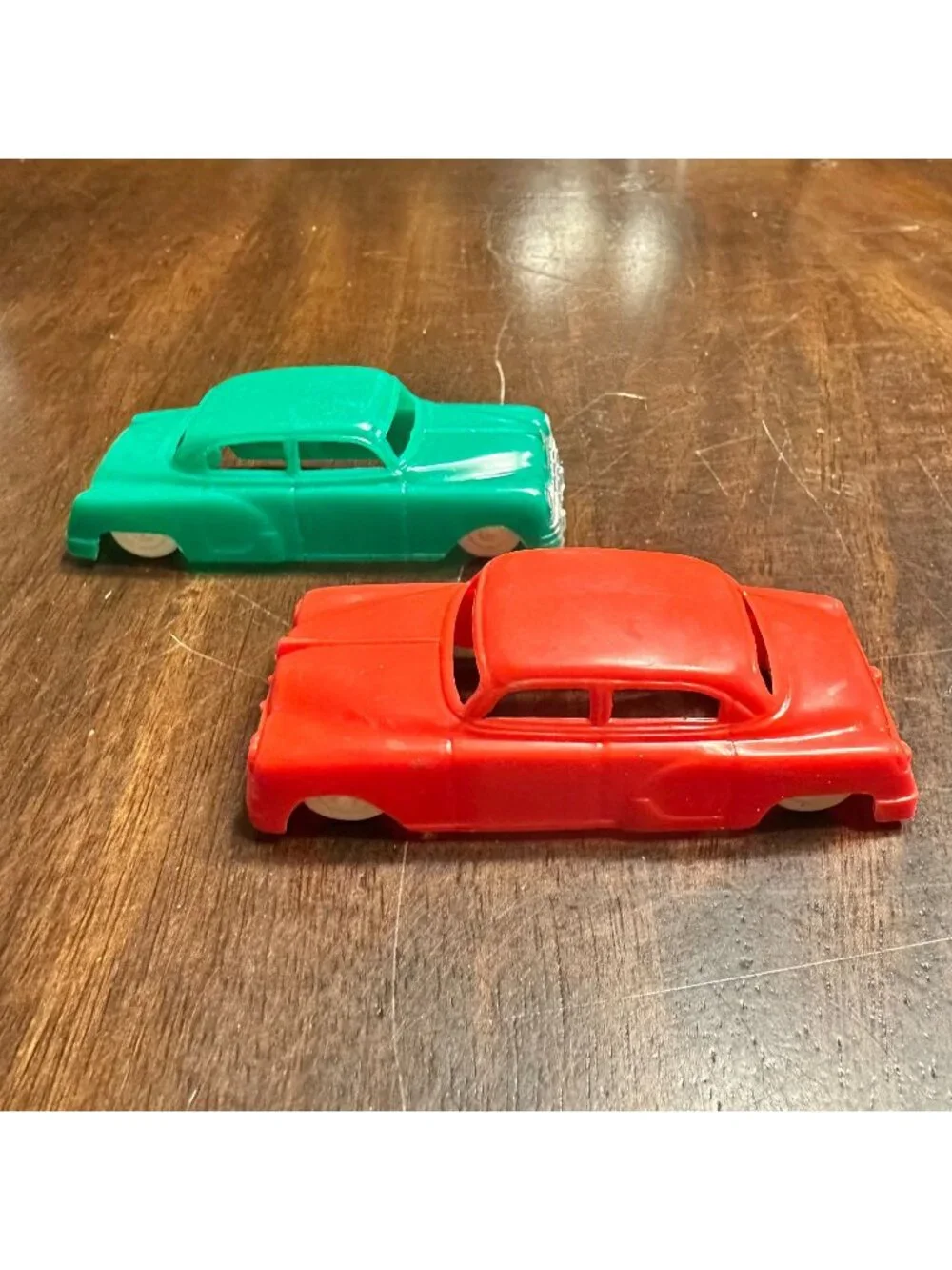 Vintage Plasticville USA Plastic Toy Model Car Lot